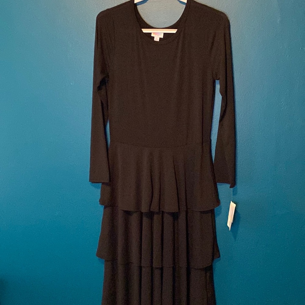 NWT Black Lularoe Georgia sz L